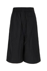 Embroidered cotton blend bermuda shorts -  | High Quality Luxury Handbag Shop