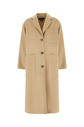 Beige wool blend coat -  | High Quality Luxury Handbag Shop