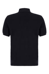 Navy blue piquet polo shirt -  | High Quality Luxury Handbag Shop