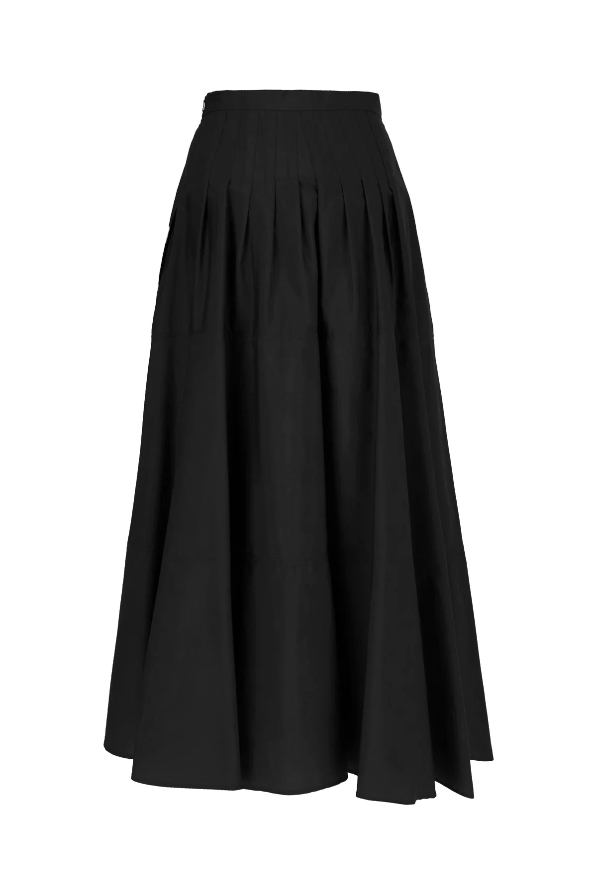 Black cotton midi skirt -  | High Quality Luxury Handbag Shop