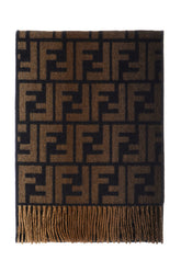 Embroidered wool blend scarf -  | High Quality Luxury Handbag Shop