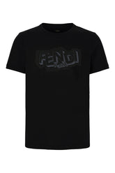 Black cotton t-shirt -  | High Quality Luxury Handbag Shop
