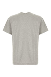 Melange grey cotton t-shirt -  | High Quality Luxury Handbag Shop