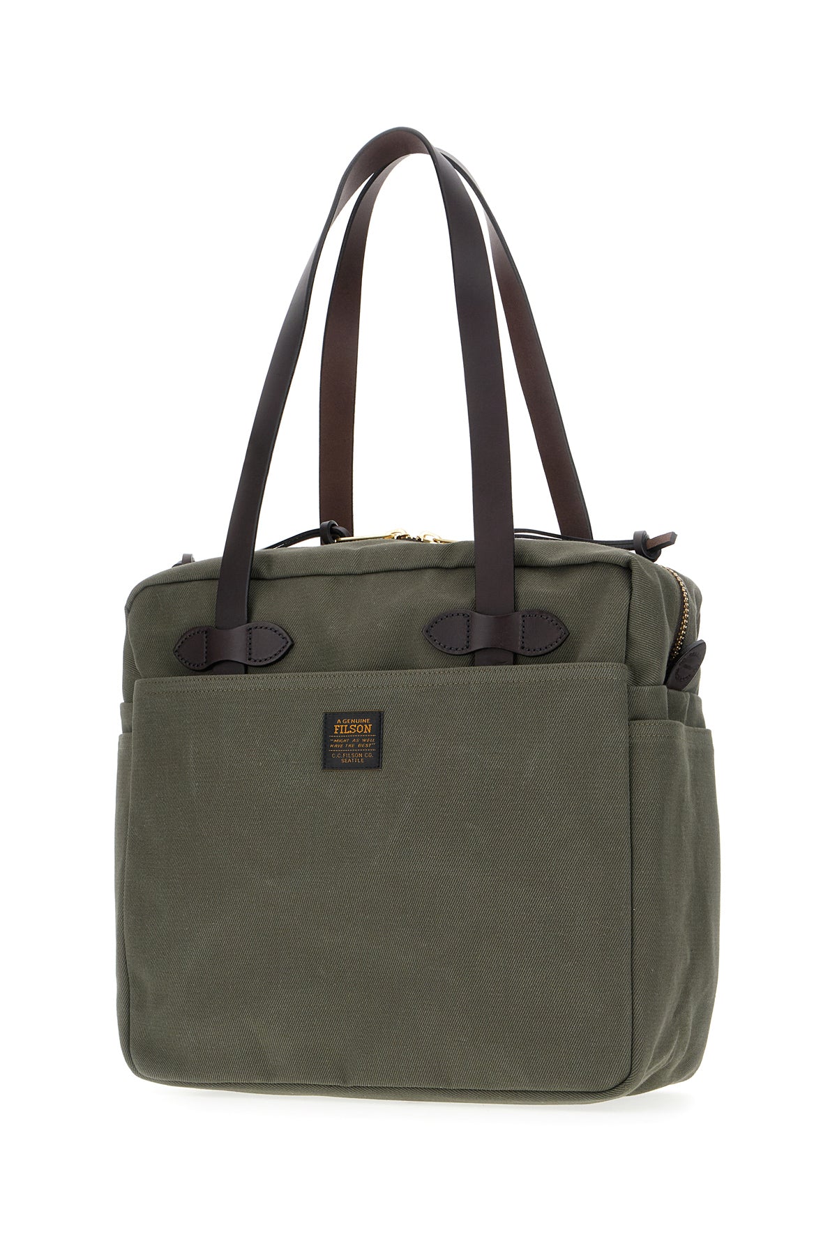 Olive green canvas shopping bag -  | High Quality Luxury Handbag Shop