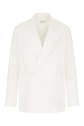 White cotton blazer -  | High Quality Luxury Handbag Shop
