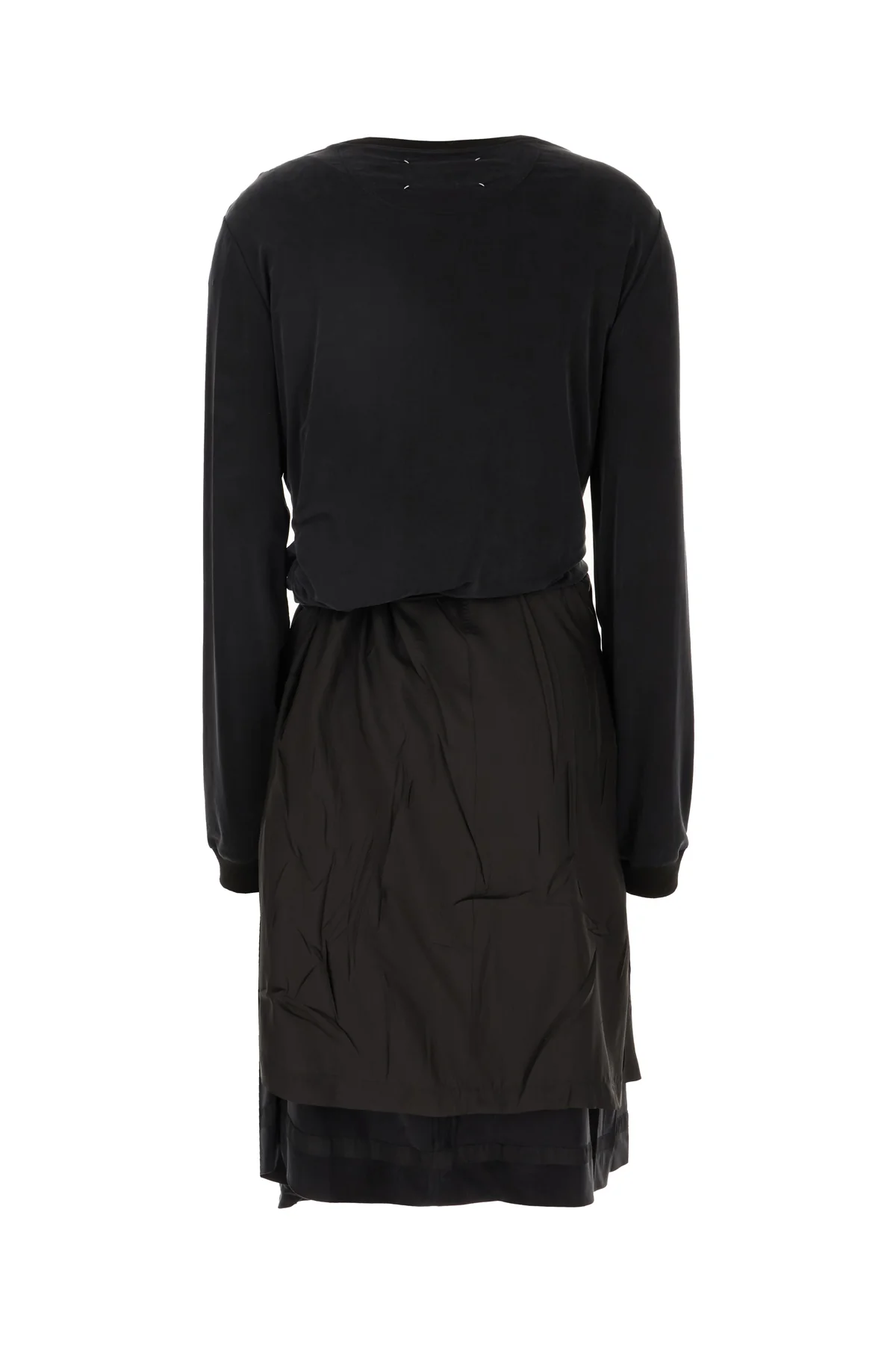 Abito in cupro stretch nero -  | High Quality Luxury Handbag Shop