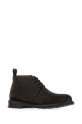 Dark brown suede ankle boots -  | High Quality Luxury Handbag Shop