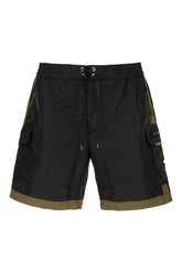 Black polyester swimming shorts -  | High Quality Luxury Handbag Shop