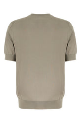 Sage green silk t-shirt -  | High Quality Luxury Handbag Shop