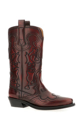 Brown synthetic leather boots -  | High Quality Luxury Handbag Shop