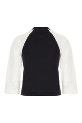 Two-tone cotton t-shirt -  | High Quality Luxury Handbag Shop