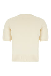 Ivory wool blend sweater -  | High Quality Luxury Handbag Shop