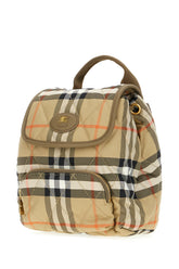 Embroidered canvas mini Horseshoe backpack -  | High Quality Luxury Handbag Shop