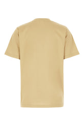 Beige cotton t-shirt -  | High Quality Luxury Handbag Shop