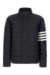 Midnight blue polyester blend down jacket -  | High Quality Luxury Handbag Shop