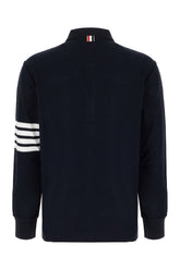 Navy blue cotton polo shirt -  | High Quality Luxury Handbag Shop