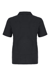 Midnight blue cotton blend polo shirt -  | High Quality Luxury Handbag Shop