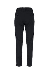 Midnight blue stretch cotton blend pants -  | High Quality Luxury Handbag Shop