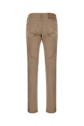 Dove grey stretch cotton blend pants -  | High Quality Luxury Handbag Shop