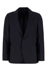 Navy blue cotton suit -  | High Quality Luxury Handbag Shop