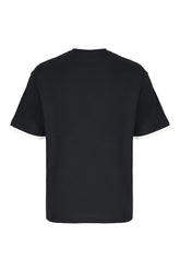 Midnight blue cotton t-shirt -  | High Quality Luxury Handbag Shop