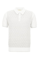 Bicolor cotton blend polo shirt -  | High Quality Luxury Handbag Shop