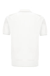 Bicolor cotton blend polo shirt -  | High Quality Luxury Handbag Shop
