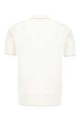 Bicolor cotton blend polo shirt -  | High Quality Luxury Handbag Shop