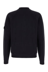Black cotton blend cardigan -  | High Quality Luxury Handbag Shop