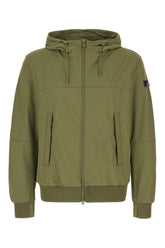 Green stretch nylon jacket -  | High Quality Luxury Handbag Shop
