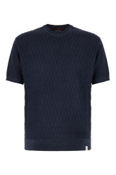 Midnight blue cotton sweater -  | High Quality Luxury Handbag Shop
