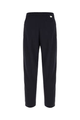 Midnight blue stretch polyester pants -  | High Quality Luxury Handbag Shop