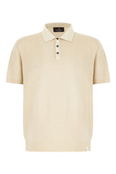 Sand cotton polo shirt -  | High Quality Luxury Handbag Shop