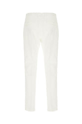 White stretch lyocell blend pants -  | High Quality Luxury Handbag Shop