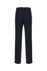 Midnight blue stretch lyocell blend pants -  | High Quality Luxury Handbag Shop