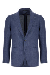 Blue wool blend blazer -  | High Quality Luxury Handbag Shop