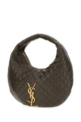 Chocolate nappa leather Icare shoulder bag -  | High Quality Luxury Handbag Shop
