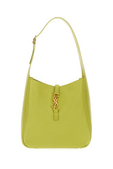 Lime green leather Le 5 à 7 shoulder bag -  | High Quality Luxury Handbag Shop