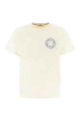 Cream cotton t-shirt -  | High Quality Luxury Handbag Shop