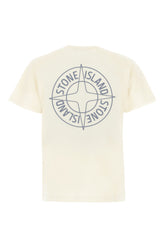 Cream cotton t-shirt -  | High Quality Luxury Handbag Shop