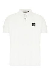 White piquet polo shirt -  | High Quality Luxury Handbag Shop