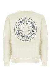 Ivory cotton sweatshirt -  | High Quality Luxury Handbag Shop