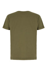 Olive green cotton t-shirt -  | High Quality Luxury Handbag Shop