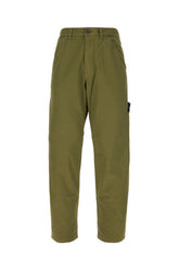 Olive green cotton pants -  | High Quality Luxury Handbag Shop
