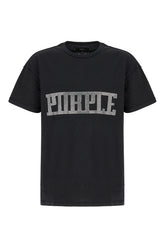 Black cotton t-shirt -  | High Quality Luxury Handbag Shop