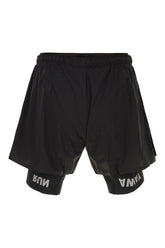 Black stretch nylon bermuda shorts -  | High Quality Luxury Handbag Shop