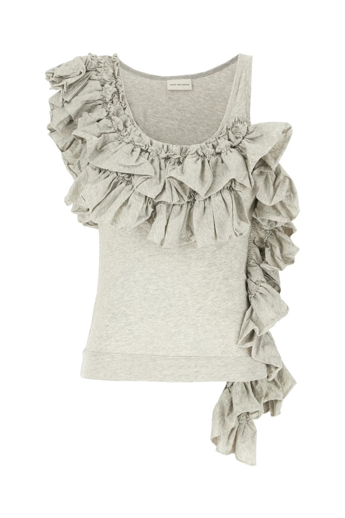 Grey cotton top -  | High Quality Luxury Handbag Shop