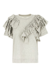 Grey cotton t-shirt -  | High Quality Luxury Handbag Shop