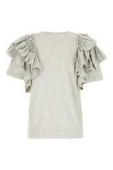 Grey cotton t-shirt -  | High Quality Luxury Handbag Shop