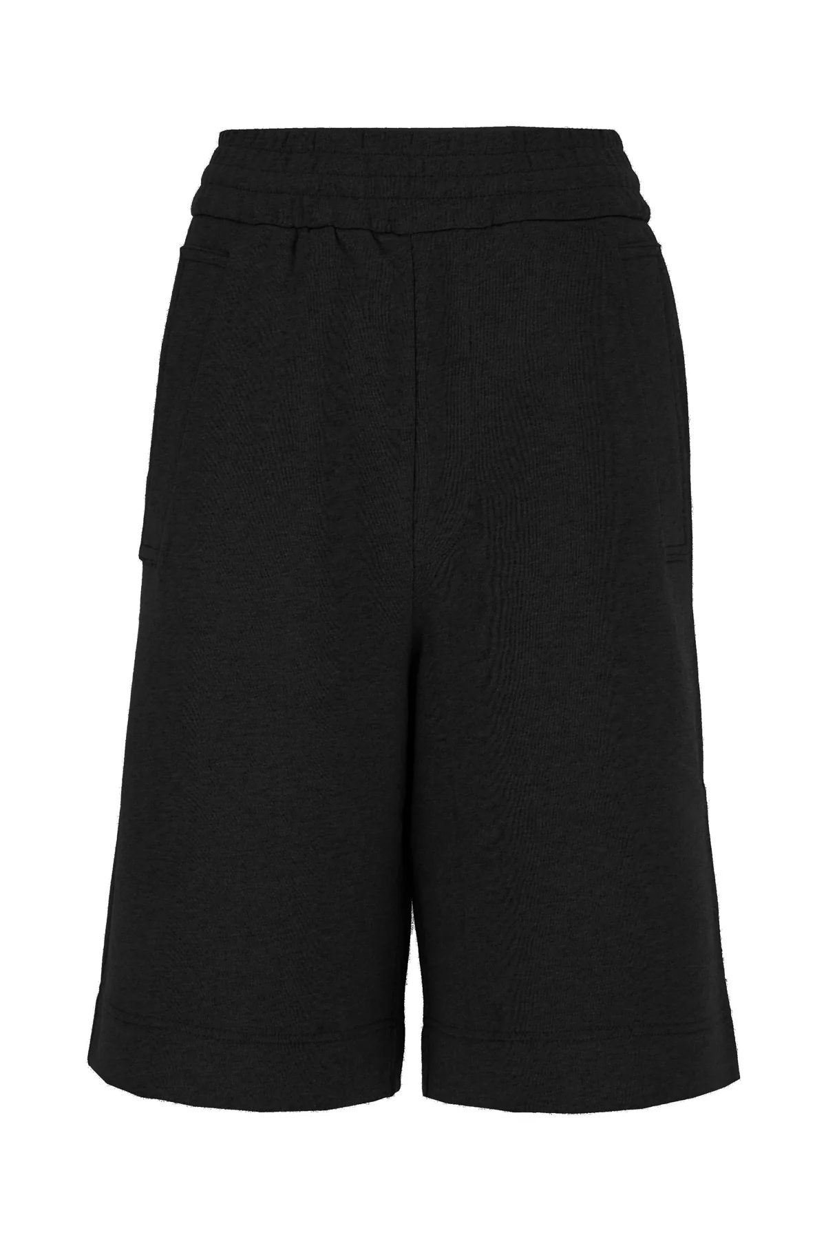 Black cotton bermuda shorts -  | High Quality Luxury Handbag Shop